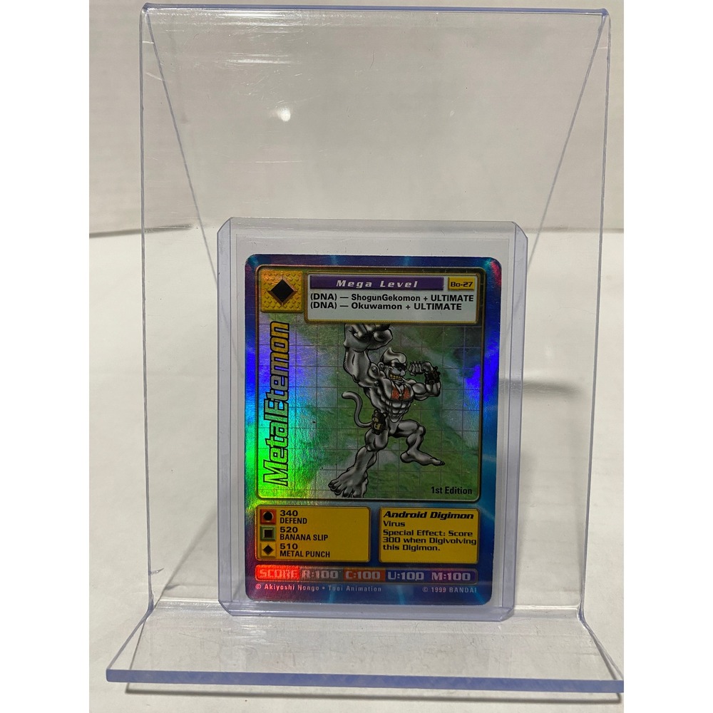 Bandai Digimon Trading Card MetalEtemon Bo-27 1st Edition Holo 1999